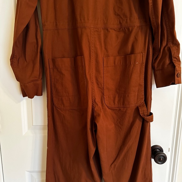 Long SleeveTerracotta Jumpsuit in size Medium - Picture 8 of 15
